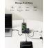 Baseus Nomos 5-in-1 Charging Station 140W, Qi2 Certified 15W Magnetic Wireless Charger with 100W Retractable Cable, GaN Fast USB C Desktop Charger for Magsafe, iPhone 16/15 Pro Max, MacBook Pro